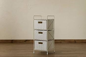 籐ラタン チェスト 家具 タンス 箪笥 3段 ラタン 棚 ラック アジアン家具 チェスト 3段 タンス 収納 引き出し ラタン 籐 ウッド 木 60cm幅